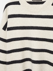 Mango Cream Striped Knitted Jumper - Image 6 of 6