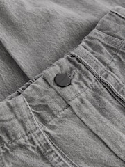 smALLSAINTS Charcoal Grey Girls Freda Cargo Joggers - Image 8 of 8
