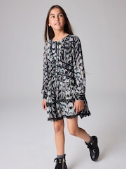 smALLSAINTS Multi Zora Ruffle Dress - Image 1 of 8
