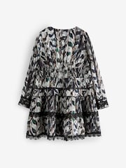 smALLSAINTS Multi Zora Ruffle Dress - Image 6 of 8