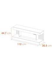 Sureflame White Electric Wall Suite - Image 4 of 4