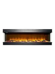 Adam Black Sahara Panoramic 61 Inch Media Wall Electric Fire - Image 3 of 4