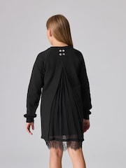 smALLSAINTS Black Girls Lee Lace Sweat Dress - Image 3 of 8