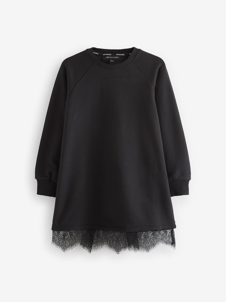 smALLSAINTS Girls Lee Lace Sweat Dress - Image 6 of 8