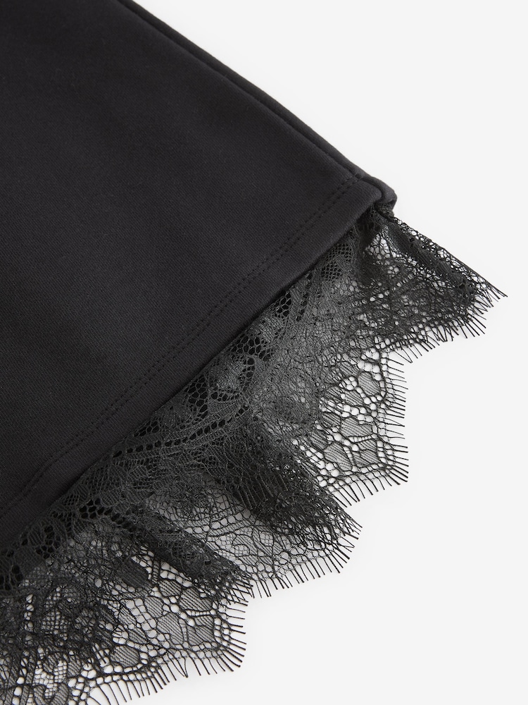 smALLSAINTS Black Girls Lee Lace Sweat Dress - Image 8 of 8