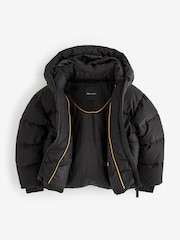 smALLSAINTS Black Boys Short Padded Coat - Image 10 of 13