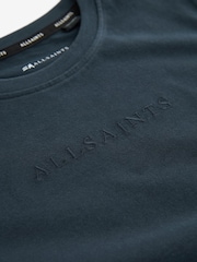 smALLSAINTS Green Logo Embroidered Crew 100% Cotton T-Shirt - Image 7 of 7