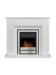 Adam White Eltham 45 Inch Electric Fireplace Suite - Image 2 of 4