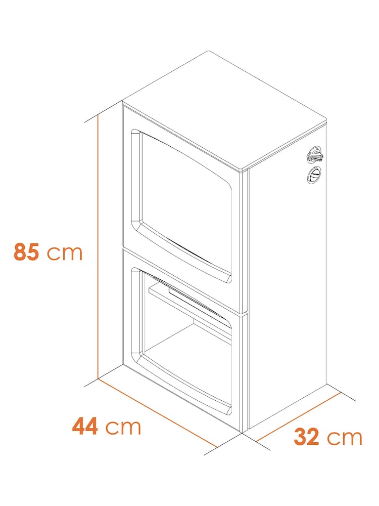 Acantha Lunar XL Charcoal Electric Stove - Image 4 of 4