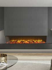 Acantha Black Aspire 150 Panoramic Media Wall Electric Fire - Image 1 of 4