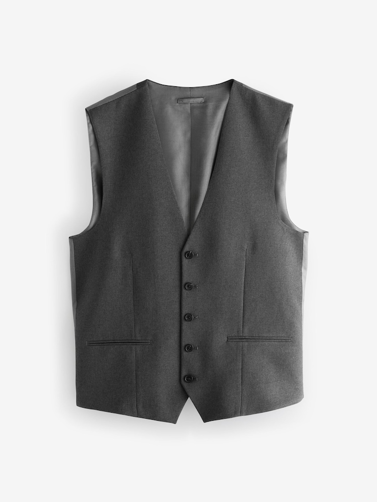 Antraciet - Regular fit must-have gilet - Image 5 of 8