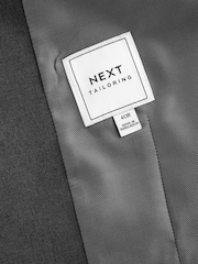 Charcoal Grey Regular Fit Essential Suit Waistcoat - Image 6 of 8