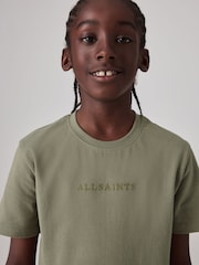 smALLSAINTS Logo Embroidered 100% Cotton Crew T-Shirt - Bild 4 von 7