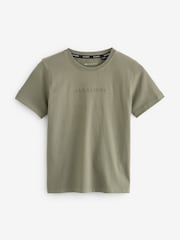 smALLSAINTS Logo Embroidered 100% Cotton Crew T-Shirt - Bild 5 von 7