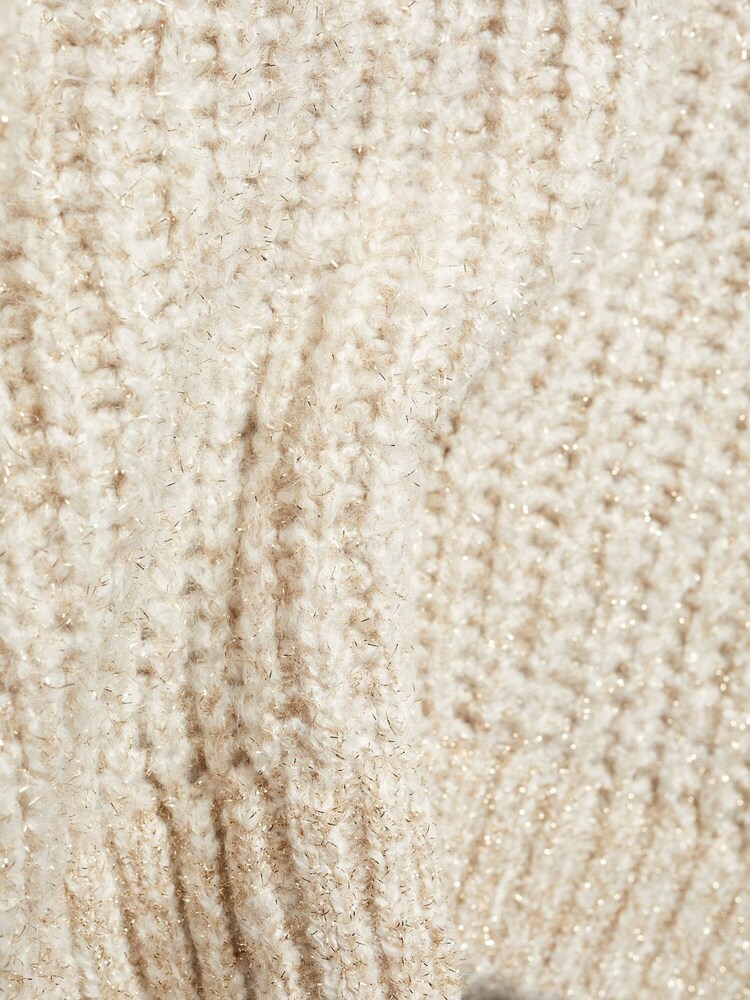 Mango Nude Round Neck Thick Knit Jumper - Image 7 of 7