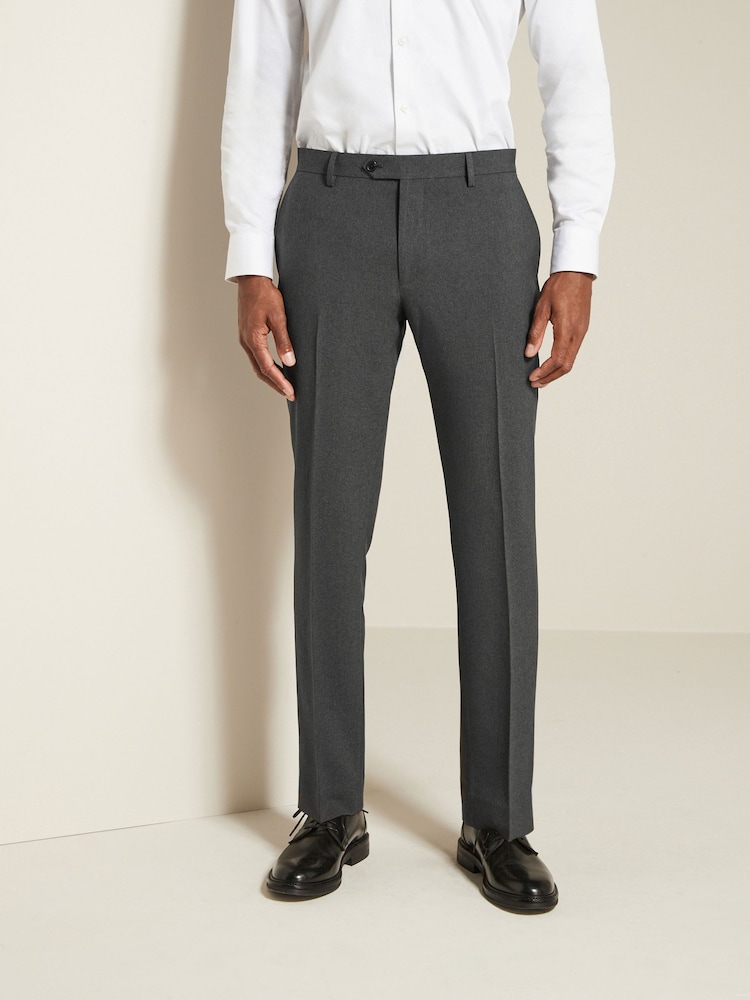 Charcoal Grey Regular Fit Essential Suit Trousers - Image 1 of 8