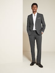 Charcoal Grey Regular Fit Essential Suit Trousers - Image 2 of 8