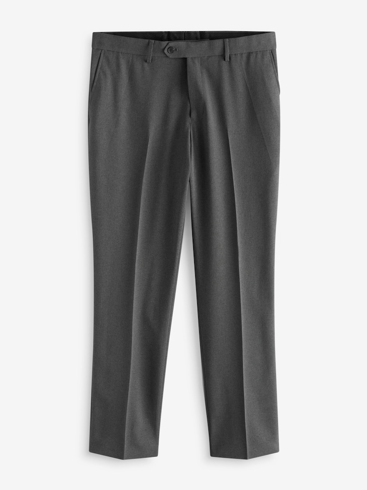 Gris de charbon de bois - Ajustement régulier - Pantalon de costume essentiel - Image 5 of 8