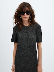 Mango Lurex Dress - Image 3 of 6