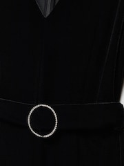 Mango Velvet Belt Jumpsuit - Image 7 of 7