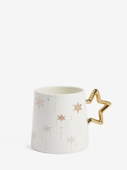 Gold Star Handle Christmas Mug - Image 3 of 3