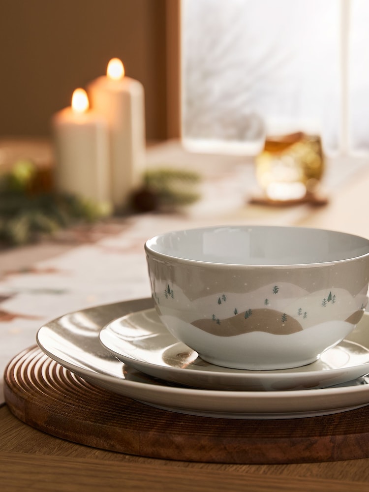 12-teiliges Weihnachtsessen-Set mit Lebkuchen-Motiv - Bild 2 von 5 12-teiliges Weihnachtsessen-Set mit Lebkuchen-Motiv - Bild 2 von 5
