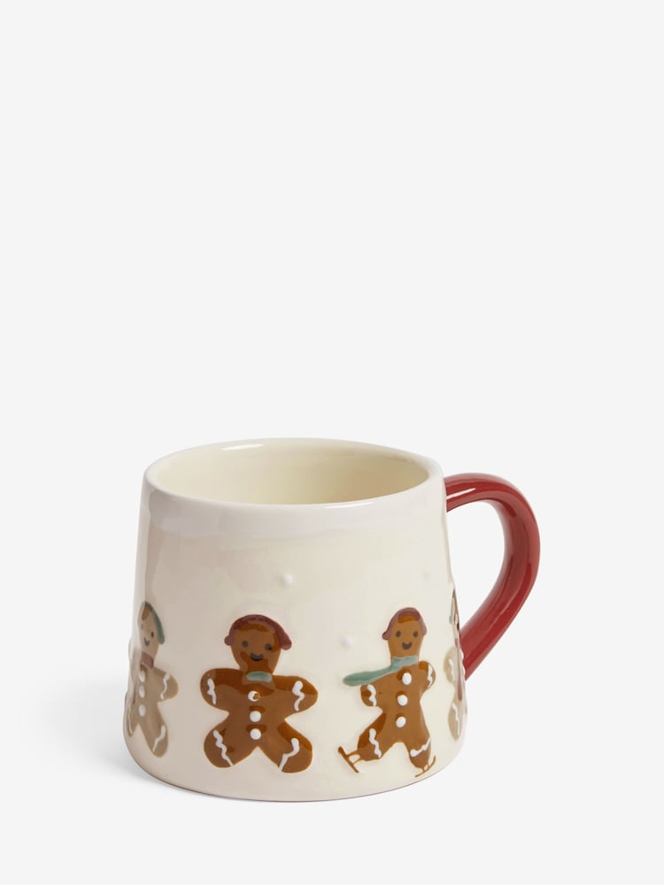 Natural Gingerbread Friends Christmas Mug - Image 4 of 4