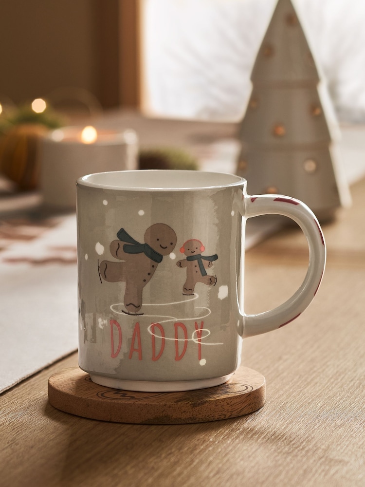 Natural Daddy Gingerbread Christmas Mug - Image 2 of 5
