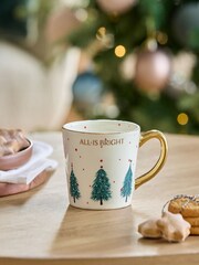 Green Christmas Trees Mug - Image 2 of 4
