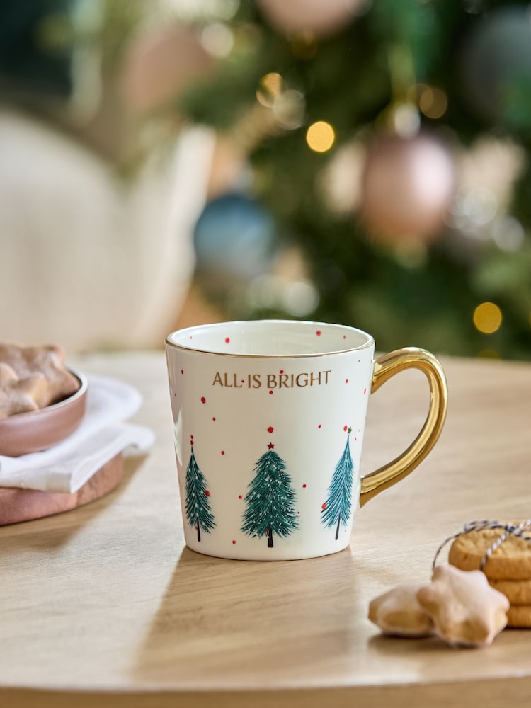 Green Christmas Trees Mug - Image 2 of 4