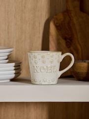 White Noel Christmas Mug - Image 3 of 5