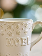 White Noel Christmas Mug - Image 4 of 5