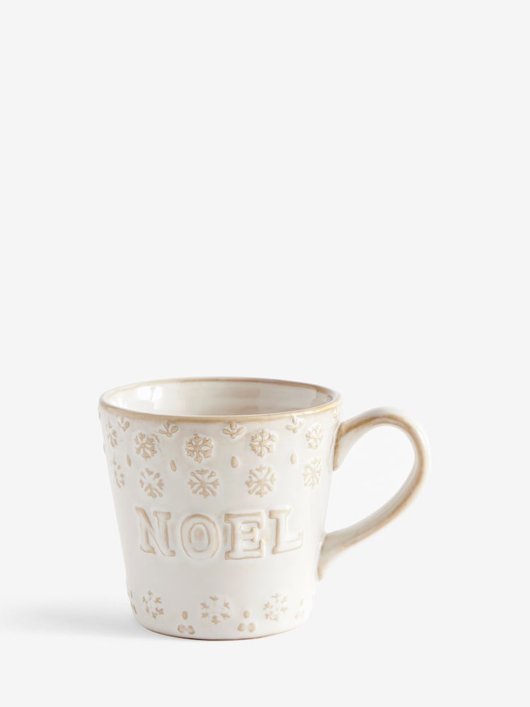White Noel Christmas Mug - Image 5 of 5