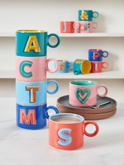 Tasse à motif alphabet - Image 1 de 4