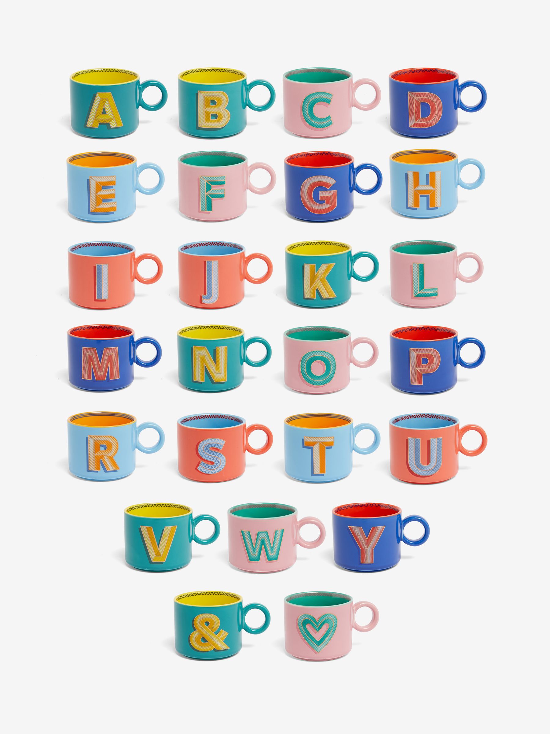 Buy Multi Alphabet Mug from Next USA
