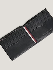 Tommy Hilfiger Black Mini Central Card Wallet - Image 4 of 4