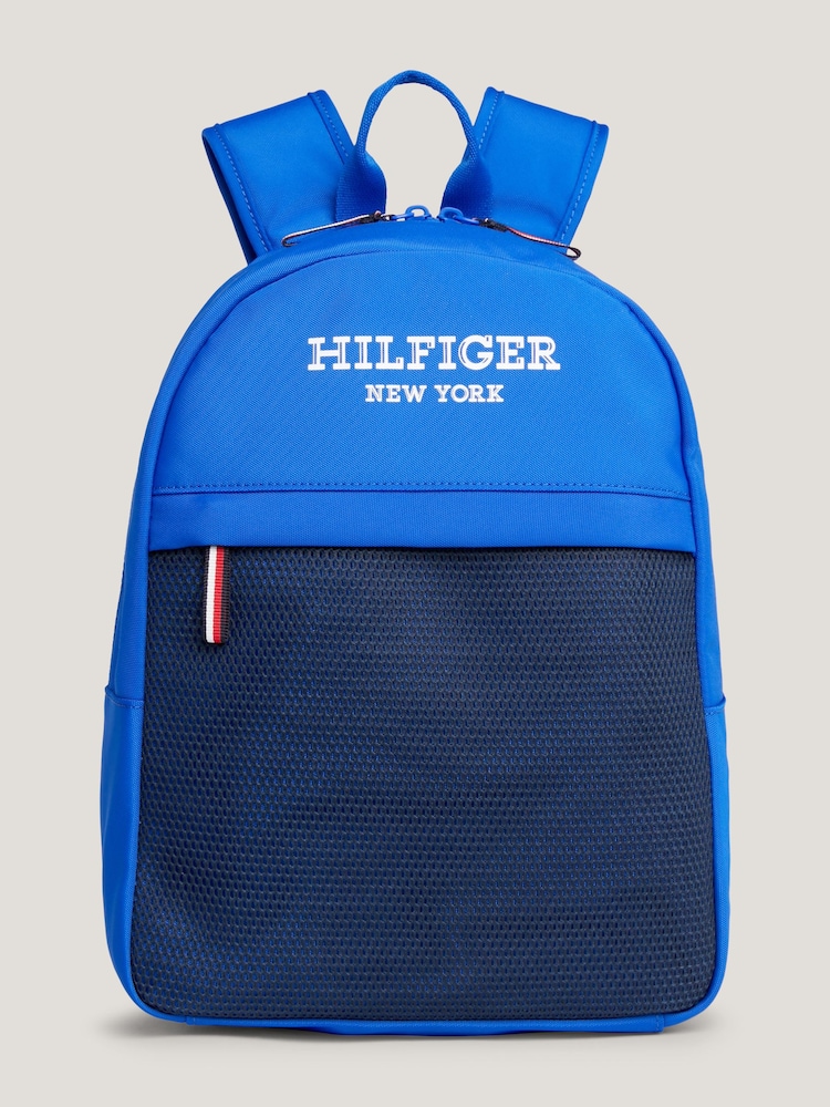 Tommy Hilfiger Blue Monotype Backpack - Image 1 of 4 Tommy Hilfiger Blue Monotype Backpack - Image 1 of 4