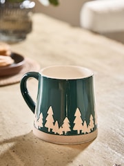 Green Scandi Trees Mug - Image 2 of 4