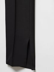 Mango Black Side Split Suit Trousers - Image 6 of 6