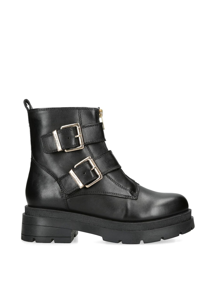 Kurt Geiger London Brixton Zip Black Boots - Image 2 of 5