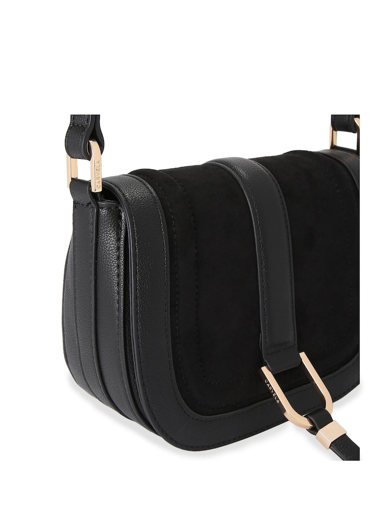 Carvela Black Mane Saddle Bag - Image 4 of 4