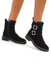 Carvela Black Cosy Boots - Image 1 of 5
