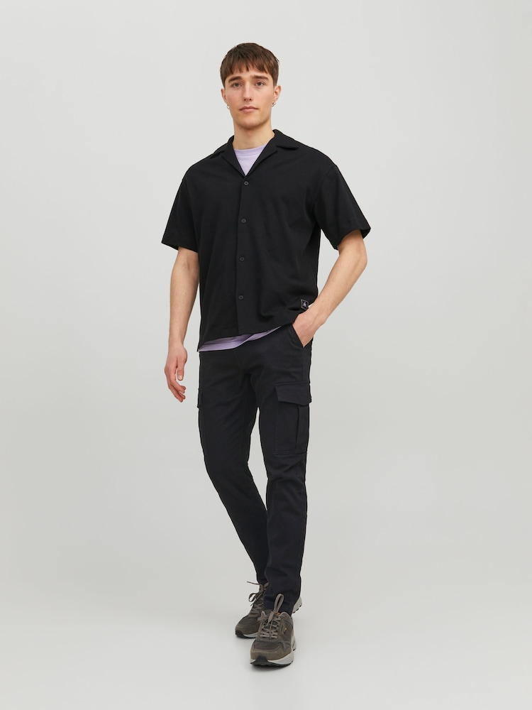 Pantalones cargo de corte ajustado con bajo de puño de JACK & JONES - Imagen 1 de 6
