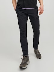 Pantalones cargo de corte ajustado con bajo de puño de JACK & JONES - Imagen 2 de 6