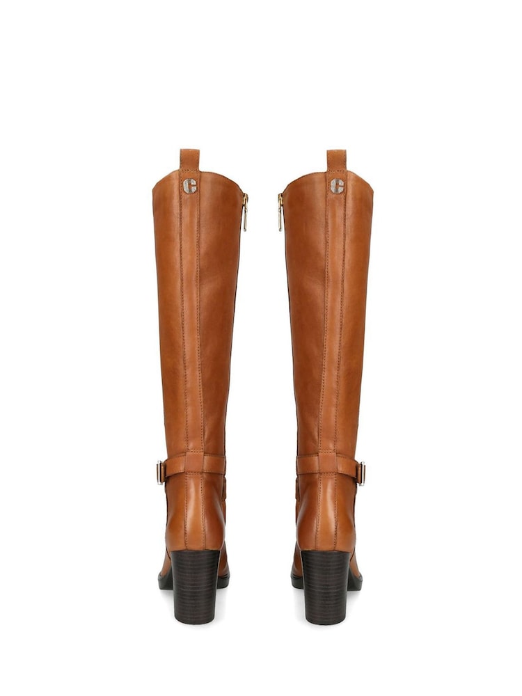 Бежевый - Высокие сапоги до колена с пряжками Carvela - Image 4 of 4