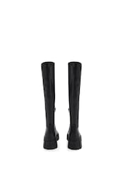 KG Kurt Geiger Black Tegan Sock Knee Boots - Image 4 of 4