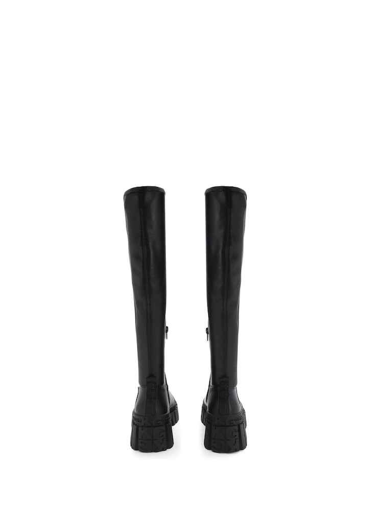 KG Kurt Geiger Black Tegan Sock Knee Boots - Image 4 of 4