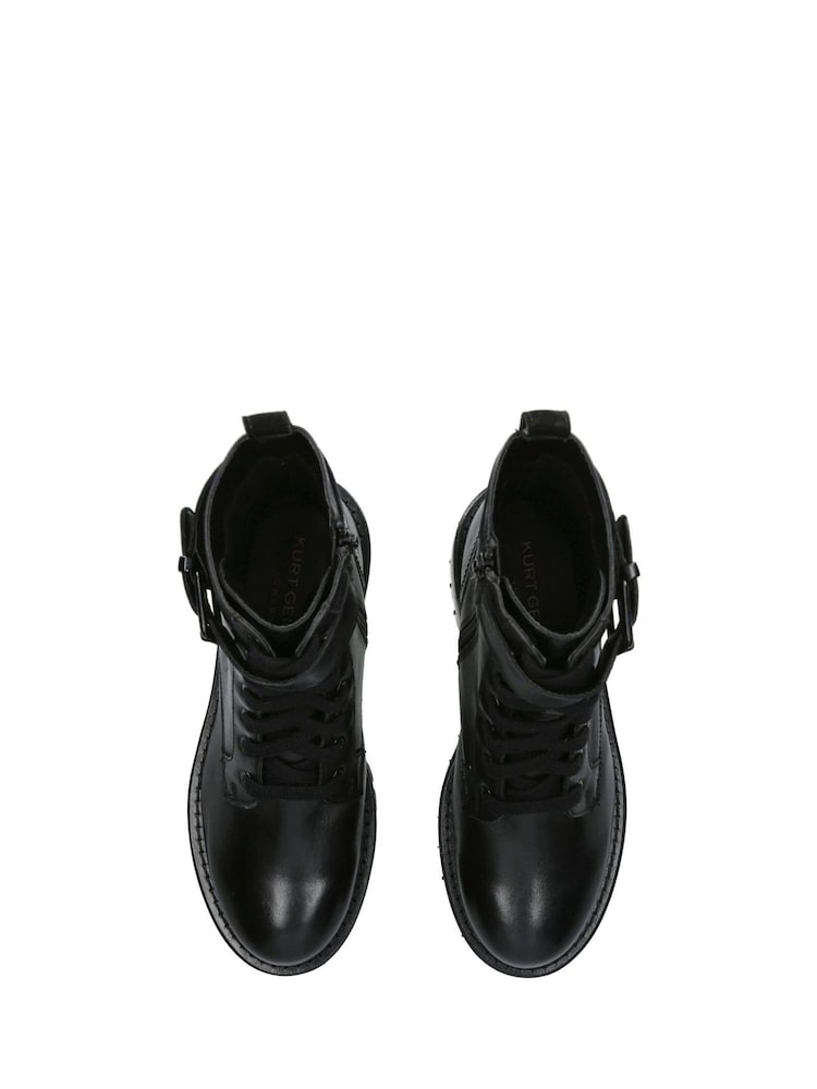 Kurt Geiger London Black South Laceup Drench Boots - Image 5 of 5 Kurt Geiger London Black South Laceup Drench Boots - Image 5 of 5