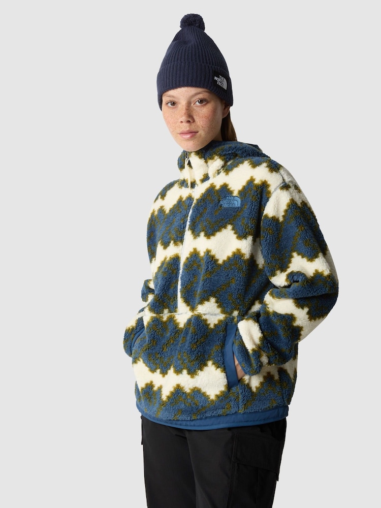 The North Face Blue Campshire Fleece Hoodie - Image 1 of 7