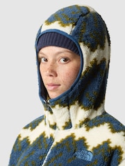 The North Face Blue Campshire Fleece Hoodie - Image 4 of 7